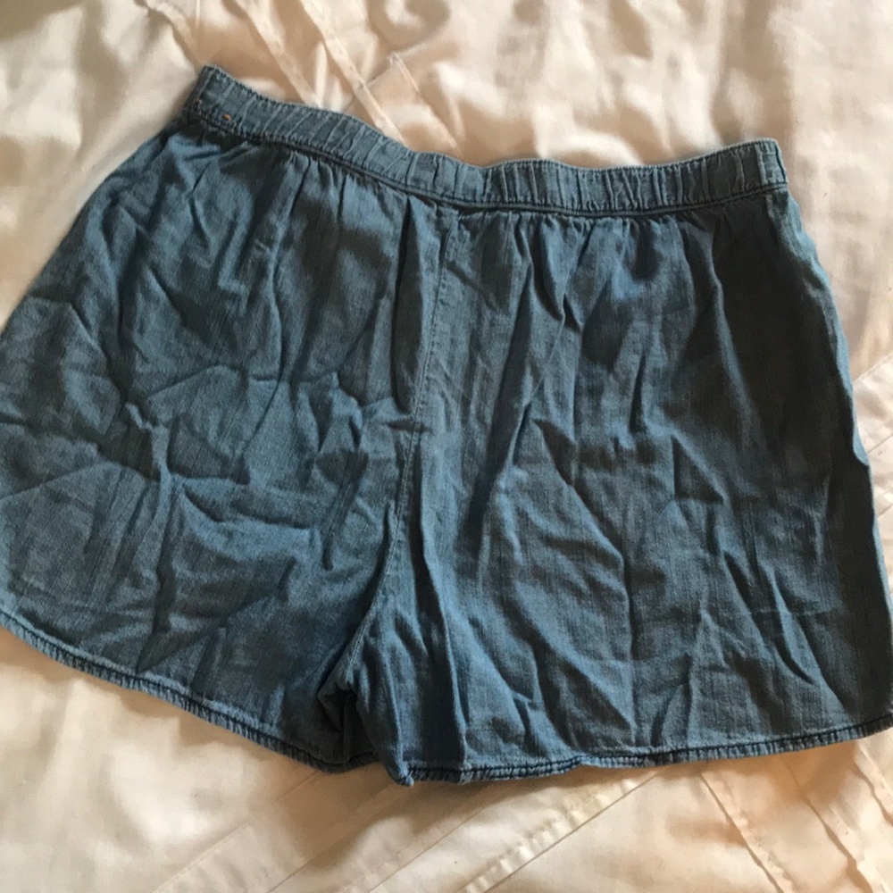 Blue Ruffle Shorts - Picture 3 of 3